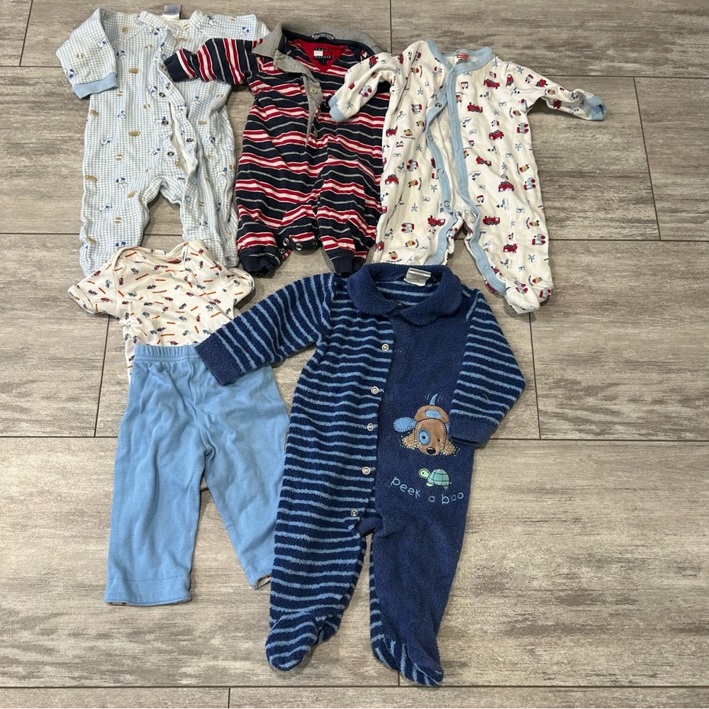 VINTAGE baby boy clothing lot Z9